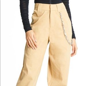 high waisted I.AM.GIA tan cargo pants